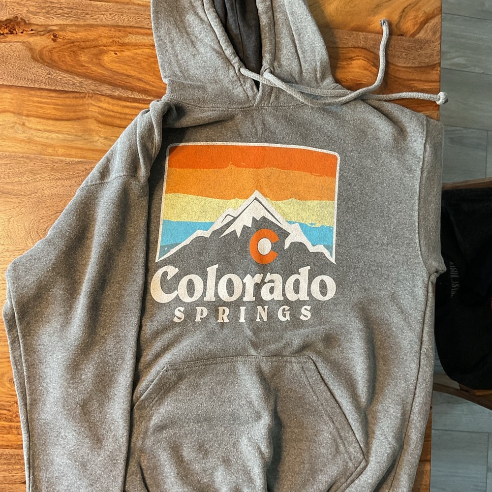 Colorado Springs hooded sweatshirt. Size M. Excellent used condition